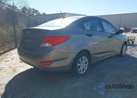 2012 Hyundai Accent Gls z USA, uszkodzony, nr VIN KMHCT4AE4CU042492